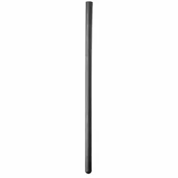 All Black Silicone Intimate Urethral Dilator 24cm x 10mm Black