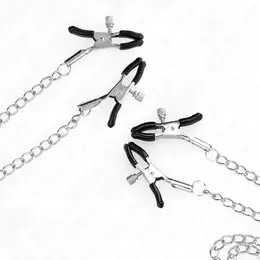 KINK Adjustable Silver Clamp Set - 4-Piece Intimate Pressure System