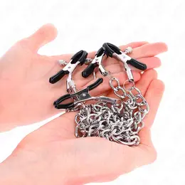 KINK 4-Chain Adjustable Nipple Clips with Decorative Chains 32cm