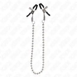KINK Perle Lanac Stege za Bradavice 30cm - Podesivi Metalni Sistem, Srebrne
