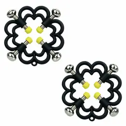 CalExotics Boundless Adjustable Nipple Grips – 4-tačkaste metalne stezaljke, 2 kom