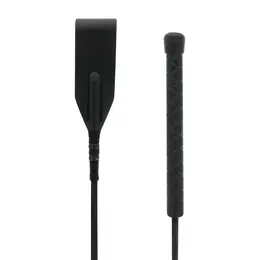 Darkness kožna palica 45 cm – precizna kontrola crni jahački bič