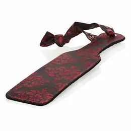 CalExotics Scandal Paddle Red & Black Jacquard 37.4cm Premium Design