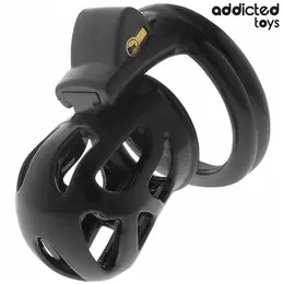 ADDICTED TOYS Locked Silent Keep Sistem Čednosti 7,5 cm Crni Set