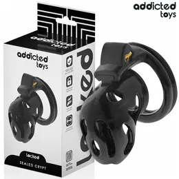 Addicted Toys Locked Sealed Crypt Anatomski Uređaj Čednosti 8 cm Crni
