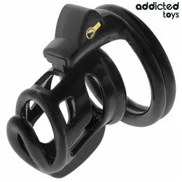 Addicted Toys Locked Gilden Cage Silikonski Intimni Sistem 8,5 cm, M Veličina