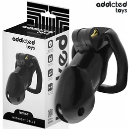 Addicted Toys Locked Midnight Cell Anatomski Kavez Veličina L Crni 107 mm