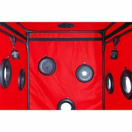 SECRET DOME KINK CLUB Cabin SCANDALE Crno-Crveni Modularni Set za Sputavanje