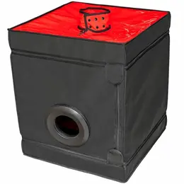 Secret Dome Kink Club Cabina Crno-Crvena – Modularni Set za Senzornu Igru