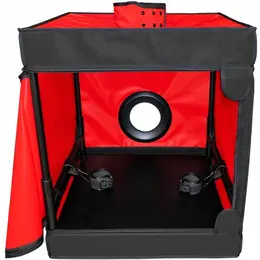 Secret Dome Kink Club Cabina Crno-Crvena – Modularni Set za Senzornu Igru