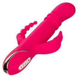 CalExotics Jack Rabbit Signature Grejani Silikonski Triple Fantasy Pink