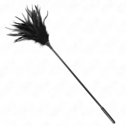 KINK Crni Perjani Senzorni Dražilac 45 cm – Elegantan Višeperjani Štapić