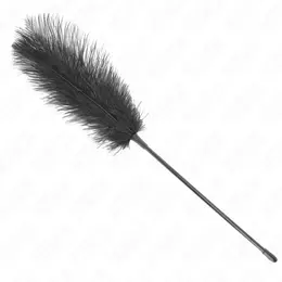 KINK Ostrich Feather Sensory Duster 19 cm - Elegant Black Accessory