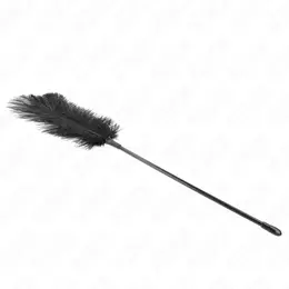 KINK Ostrich Feather Sensory Duster 19 cm - Elegant Black Accessory