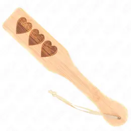 KINK Bambusova paleta sa srcem 32x5.5 cm - elegantni drveni alat za udarce