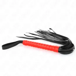 KINK Soft Tail Impact Whip 50 cm - Compact Flexible Model, Black