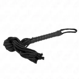 KINK Crni bič sa užetom 56 cm - izdržljivi pleteni model za preciznu igru