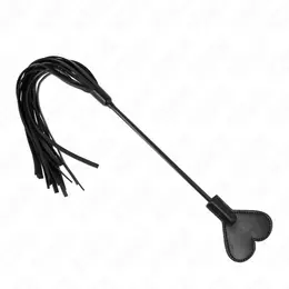 KINK Range Heart Paddle 35 cm - Premium Impact Accessory, Black-Red