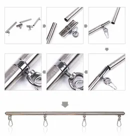 OHMAMA šipka za ograničenje 4 kuke 63.5cm - premium metalni sistem