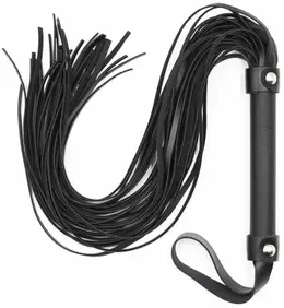 OHMAMA Silver Bracelet Handle Whip 64cm PVC/Wood/Iron