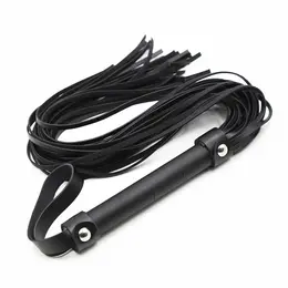 OHMAMA Silver Bracelet Handle Whip 64cm PVC/Wood/Iron