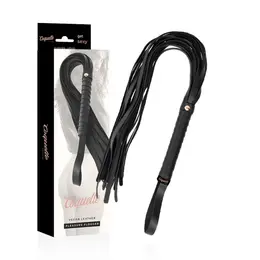 Coquette Chic Desire Fantasy Vegan Kožni Flogger 28cm Crni