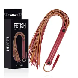 Fetiš Submissive Dark Room Vegan Kožni Bič 28cm - Izdržljiva Neoprenska Drška