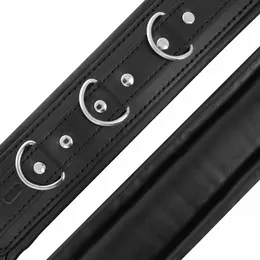 Darkness Podstavljene Lisice za Ruke PU Koža Podesive 20 cm Crne