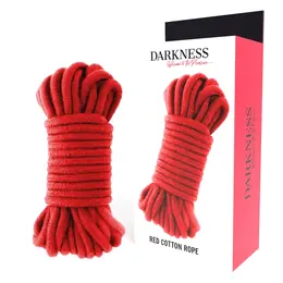 Darkness Japanski Konopac 10m Crveni - Izdržljiv Pamucni Konopac za Vezivanje