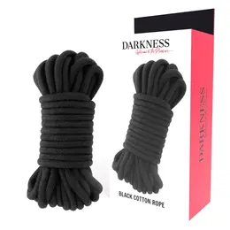 Darkness Japanski Konopac za Vezivanje 10 m Crni - 100% Pamucno Vezivanje