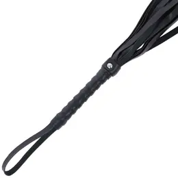 Darkness Crni Bič za Vezivanje 45cm - Premium Veštačka Koža, Ergonomska Drška