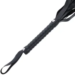Darkness Crni Bič za Vezivanje 51 cm - Elegantan Dodatak od Veštačke Kože