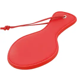 Darkness Crveni Zaobljeni Paddle - Visokokvalitetni PU Kožni Impact Alat 32cm