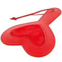 Darkness Fetiš Paddle Crveni sa Šiljcima 19x15 cm - Izdržljiv Sintetički Materijal