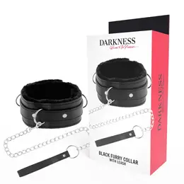 Darkness Comfort Ogrlica sa Kožnim Lancem - Podesivo Podstavljeno Vezivanje