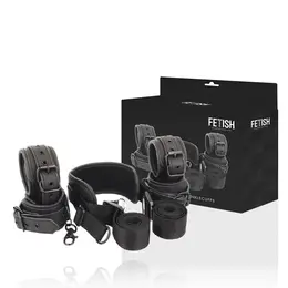 Fetish Submissive Master Set sa 4 Lisice sa Neoprenskom Postavom, Podesive
