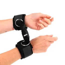 KINK Neoprenske Podesive Trake za Ručne Zglobove Crne 22-34 cm Hook & Loop Zatvarač