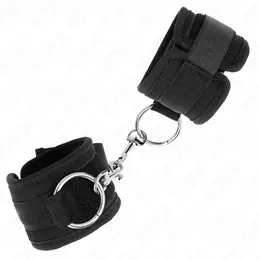 KINK Podesive Crne Lisice za Ručne Zglobove 18-35 cm x 6 cm - Udobnost i Sigurnost