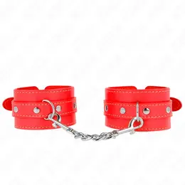 KINK Podesive crvene lisice za ruke, 21-33 cm - mekane podstavljene sigurne lisice