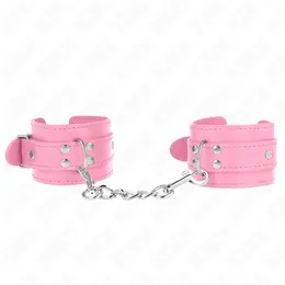 KINK Podesive lisice za ruke, roze, 20-23 cm x 5.5 cm, mekana postava