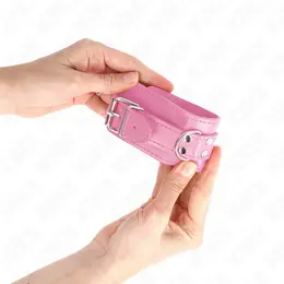 KINK Podesive lisice za ruke, roze, 20-23 cm x 5.5 cm, mekana postava