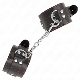 KINK Podesive crne i crvene lisice za ruke 20-28 cm Ergonomski dizajn