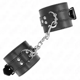 KINK Lisice za ruke Crne Podesive 17-28 cm x 6 cm Ergonomski dizajn