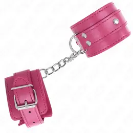 KINK 3 D-prsten Podesive lisice za ruke Roze 17.5-25cm x 6cm