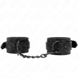 KINK Tamne cipkane podesive lisice za ruke Crne 19-26 cm Elegantna obuzdavajuca lisica