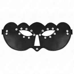 KINK Mask za oci Model 1 Premium party povez za oci 27.5x12cm Crna
