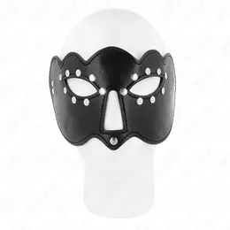 KINK Mask za oci Model 1 Premium party povez za oci 27.5x12cm Crna