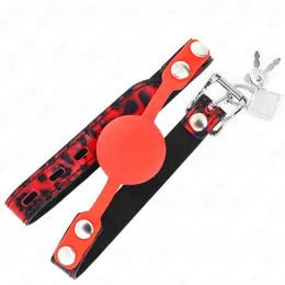KINK Model 2 Silikonski lopticasti gag 4 cm sa bravom Podesiva traka 60x2 cm