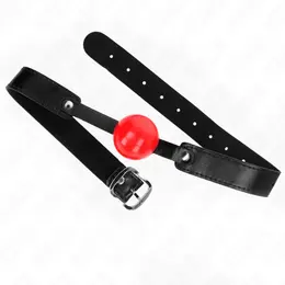 KINK Model 1 Mekani TPE Kuglasti Gag 4cm Podesiv 41-61cm Crna/Crvena