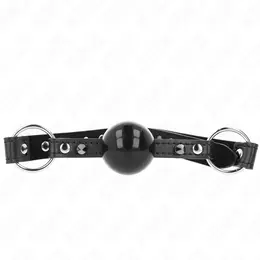 KINK Kuglasti Gag 4 cm - Silikonska Lopta, Rivet Vrh, Podesiva Traka 65x2 cm